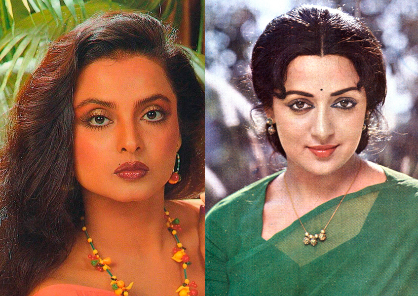  Рекха и Хема Малини 