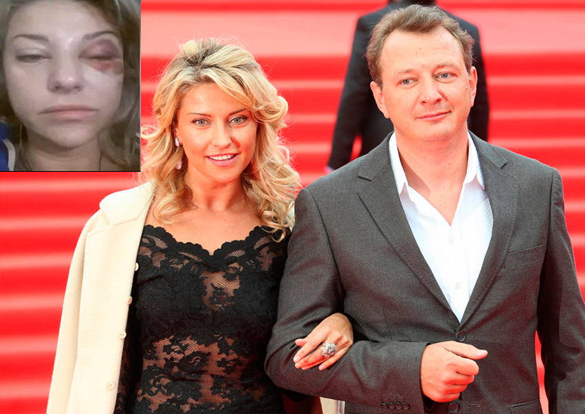 Марат Башаров и жена