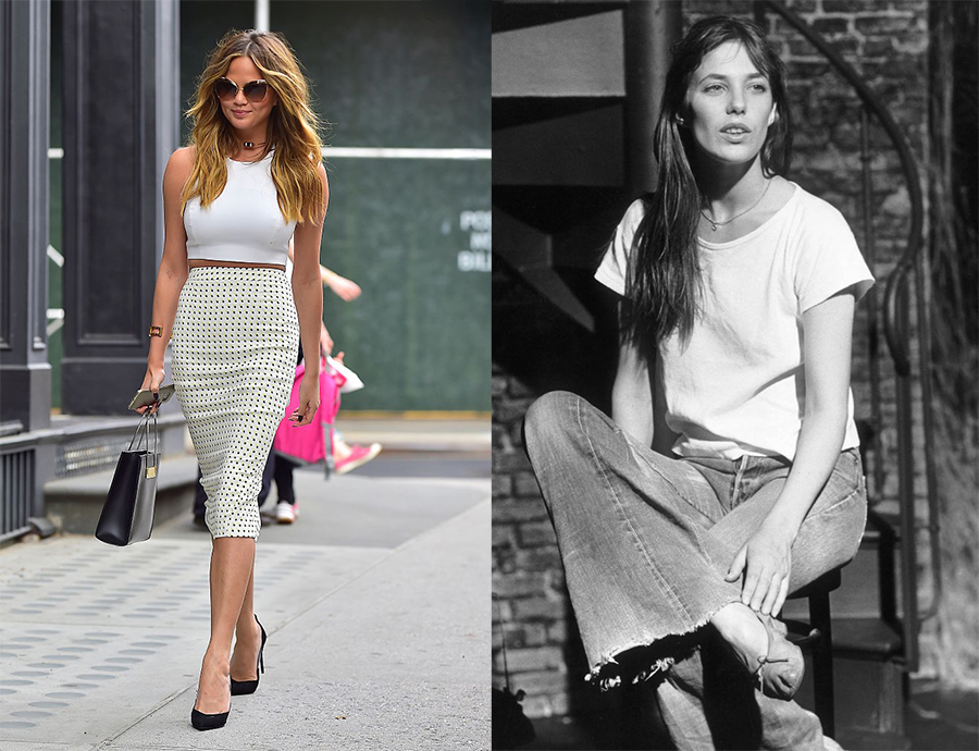 Как и с чем носить белую майку