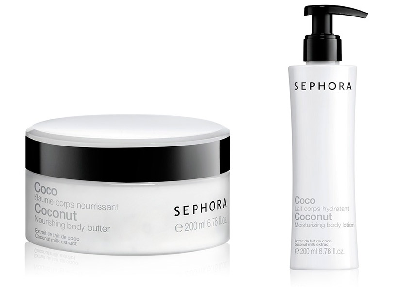 Sephora, крем для тела с ароматом кокоса