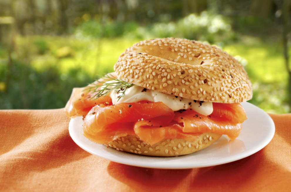  Bagel salmon