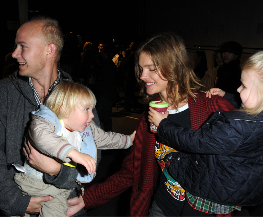 Водянова и Портман