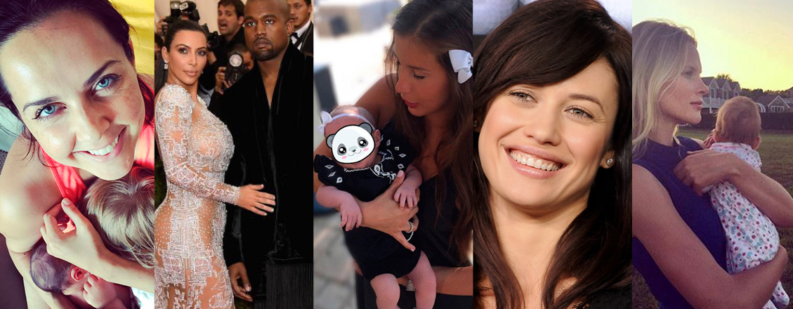Звезды, которые стали мамами в 2015 году. Первая часть