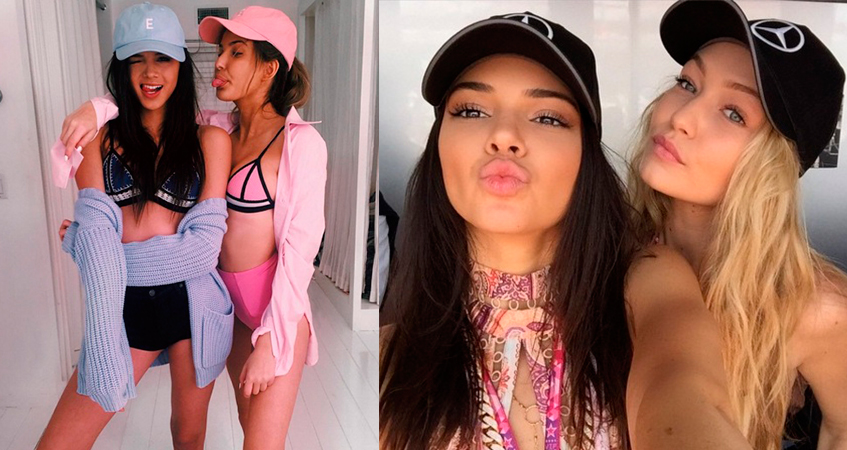 Кристин Бёрк, Кендалл Лденнер, Джиджи Хадид