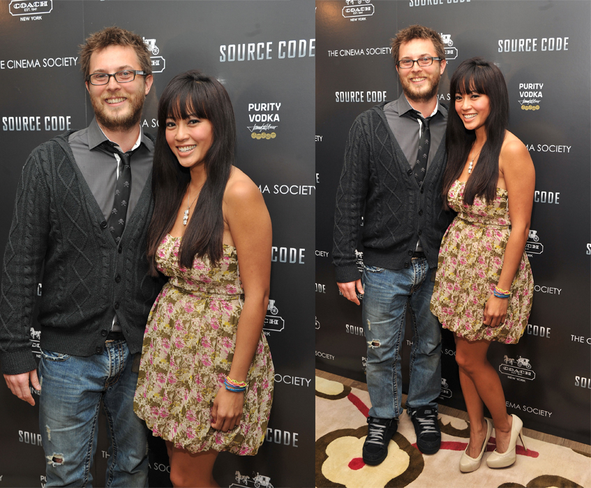 Дункан Джонс с женой