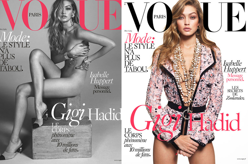 Джиджи Хадид на обложке французского Vogue