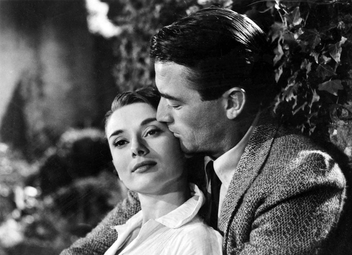 Одри Хепбёрн и Грегори Пек