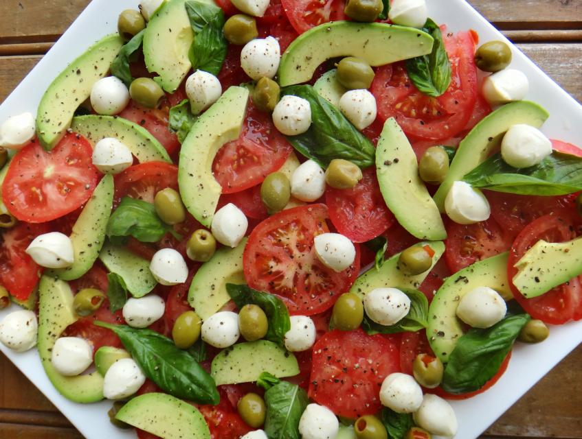 салат с авокадо