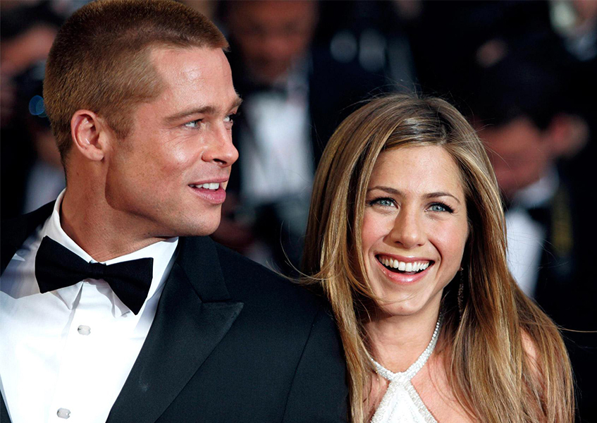 Дженнифер Энистон и Брэд Питт