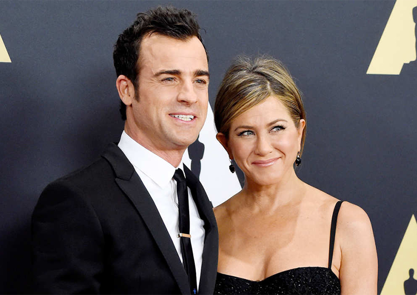 Дженнифер Энистон и Джастин Теру