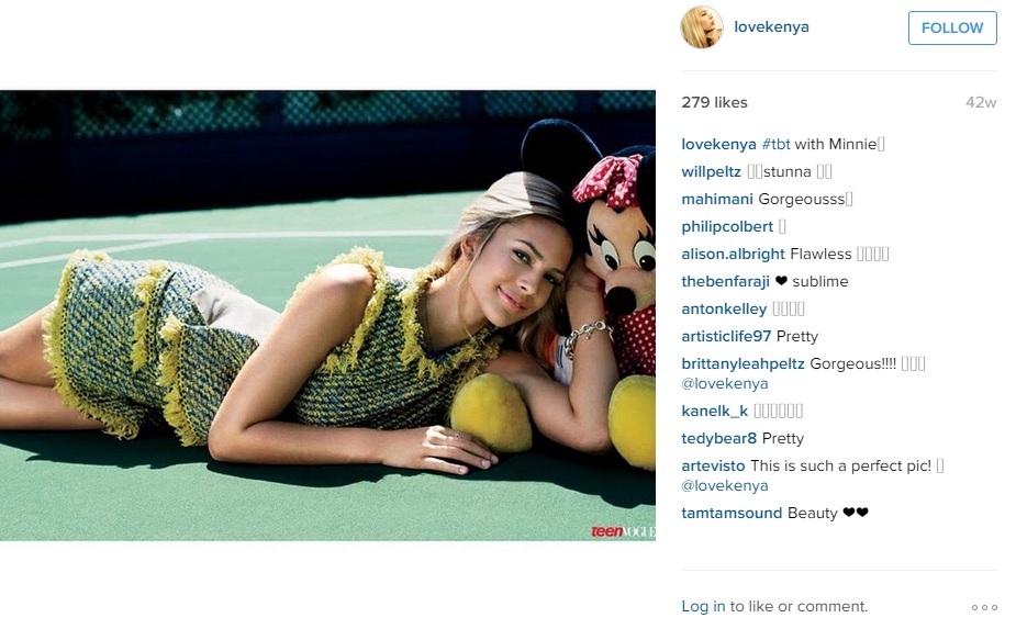 Teen Vogue, Кения Кински