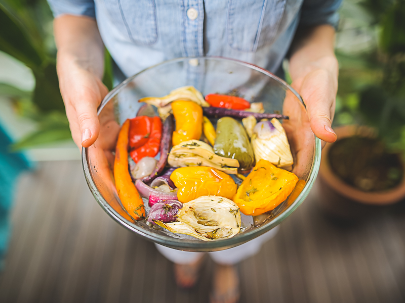 печеные овощи