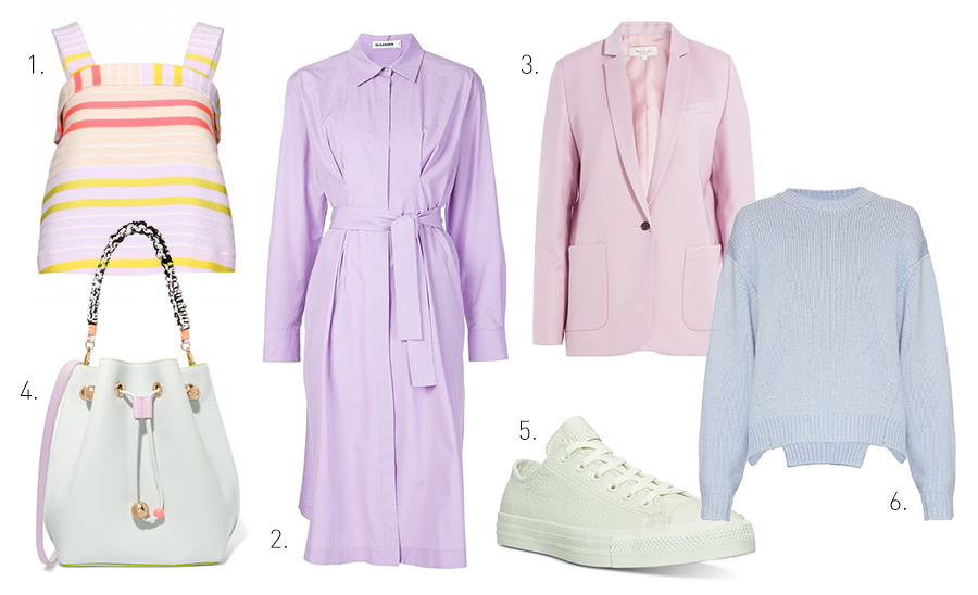 Как носить вещи в пастельной гамме