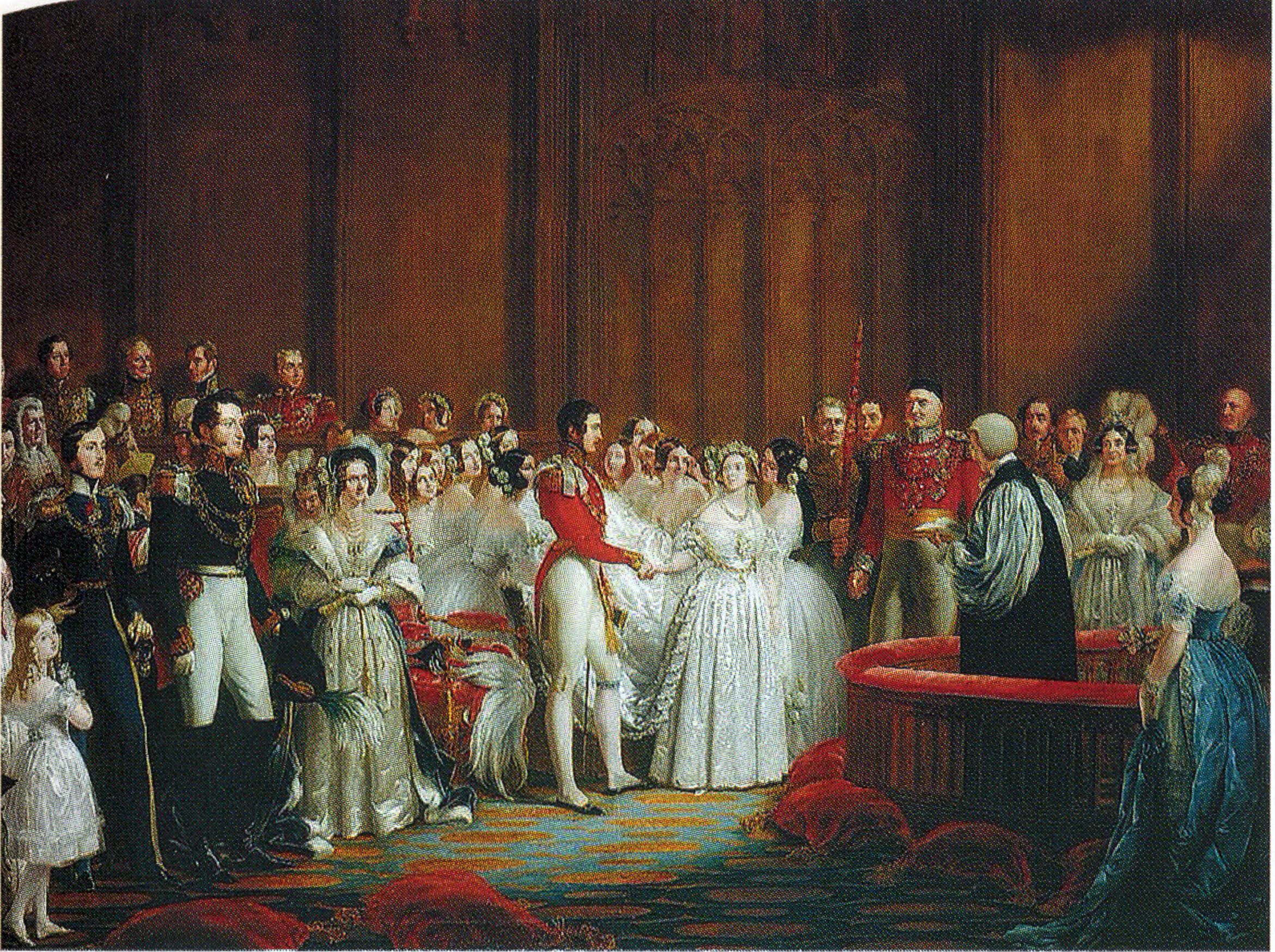 Свадьба королевы Виктории 1840