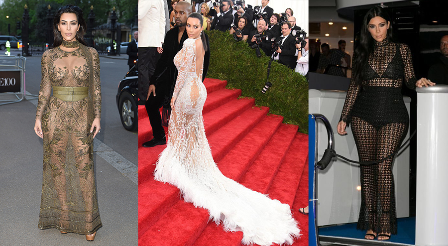 Откровенный выход Ким Кардашьян