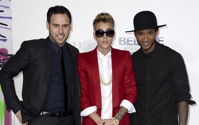 скутер и бибер