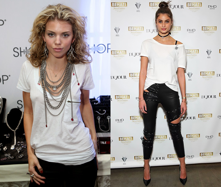 Как и с чем носить белую майку