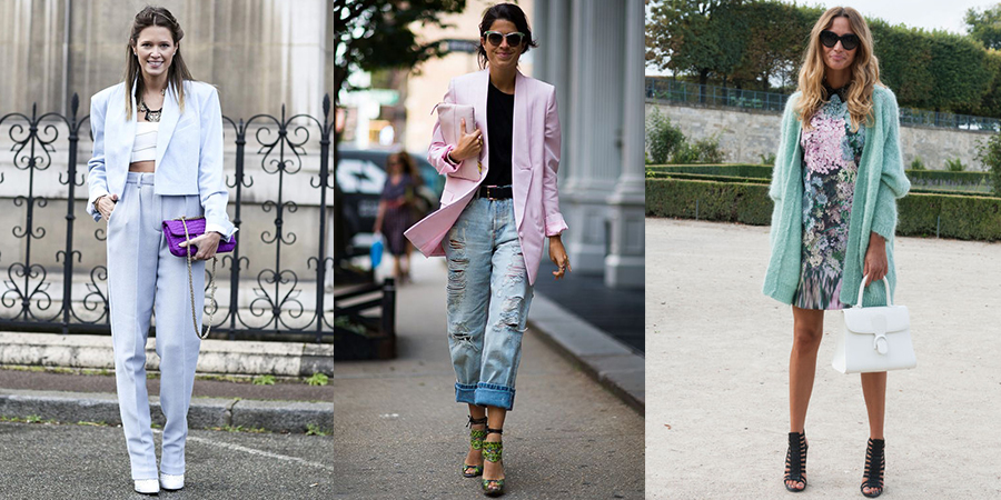 Как носить вещи в пастельной гамме