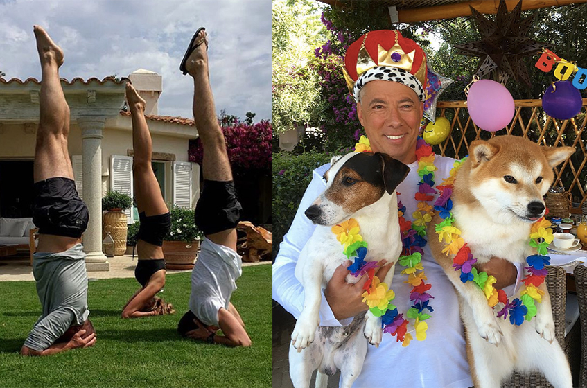 Аркадий Новиков с семьей