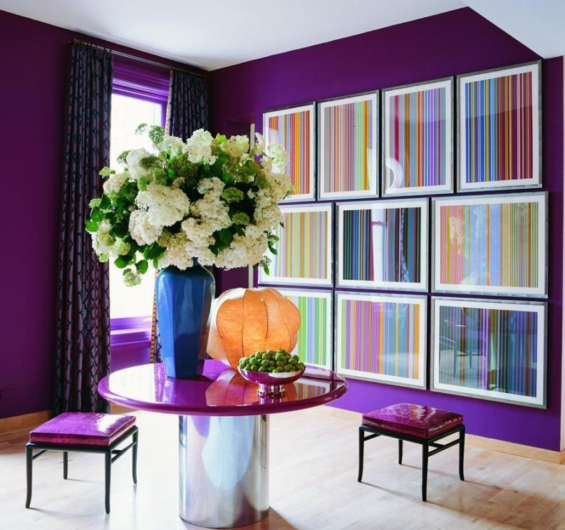 акцент на стене