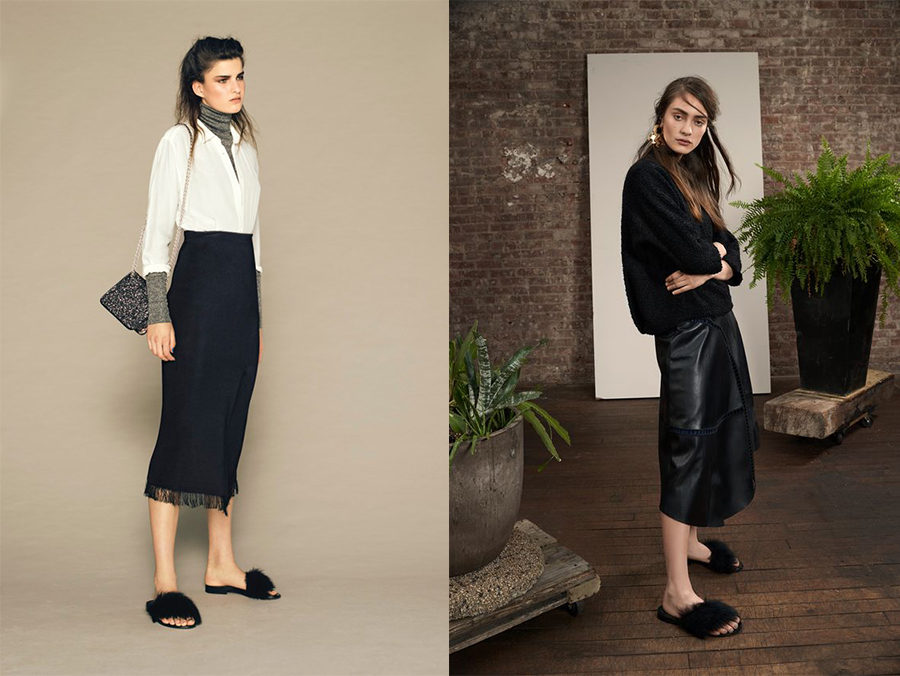 Как и с чем носить меховые тапки