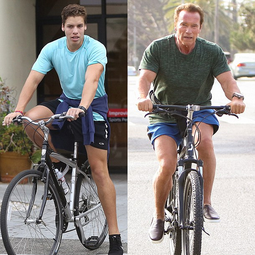 арнольд шварценнегер с сыном