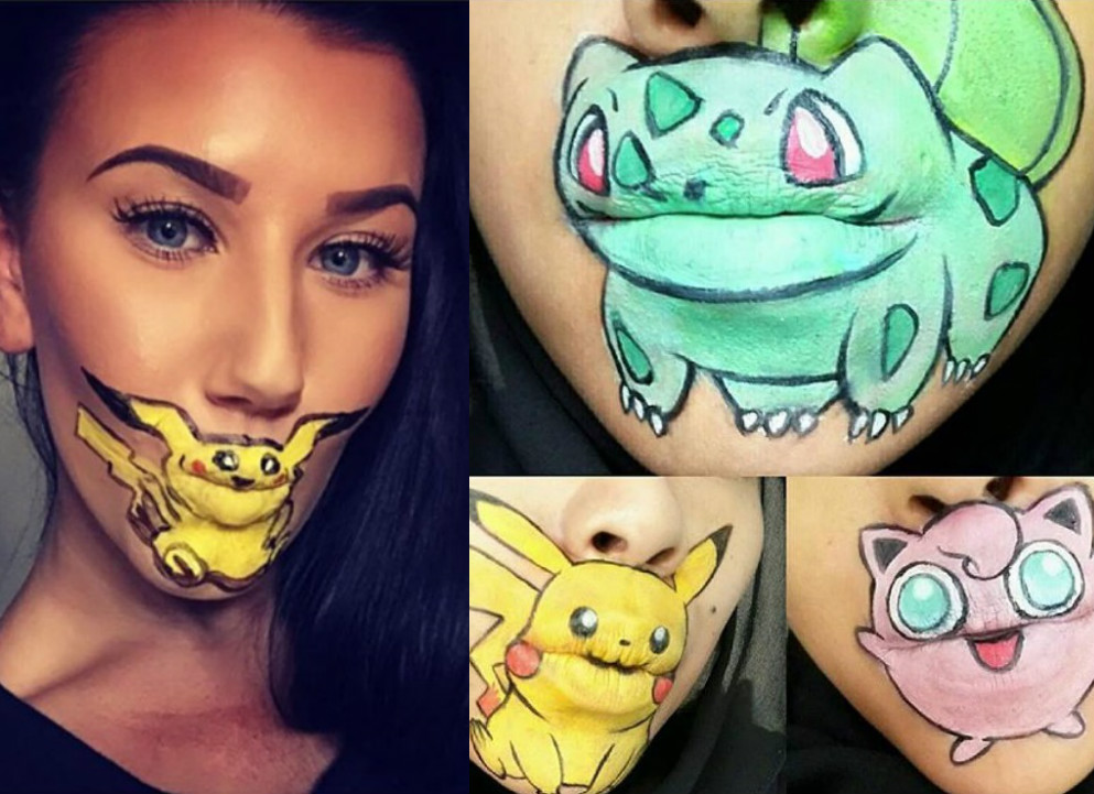 макияж с покемонами