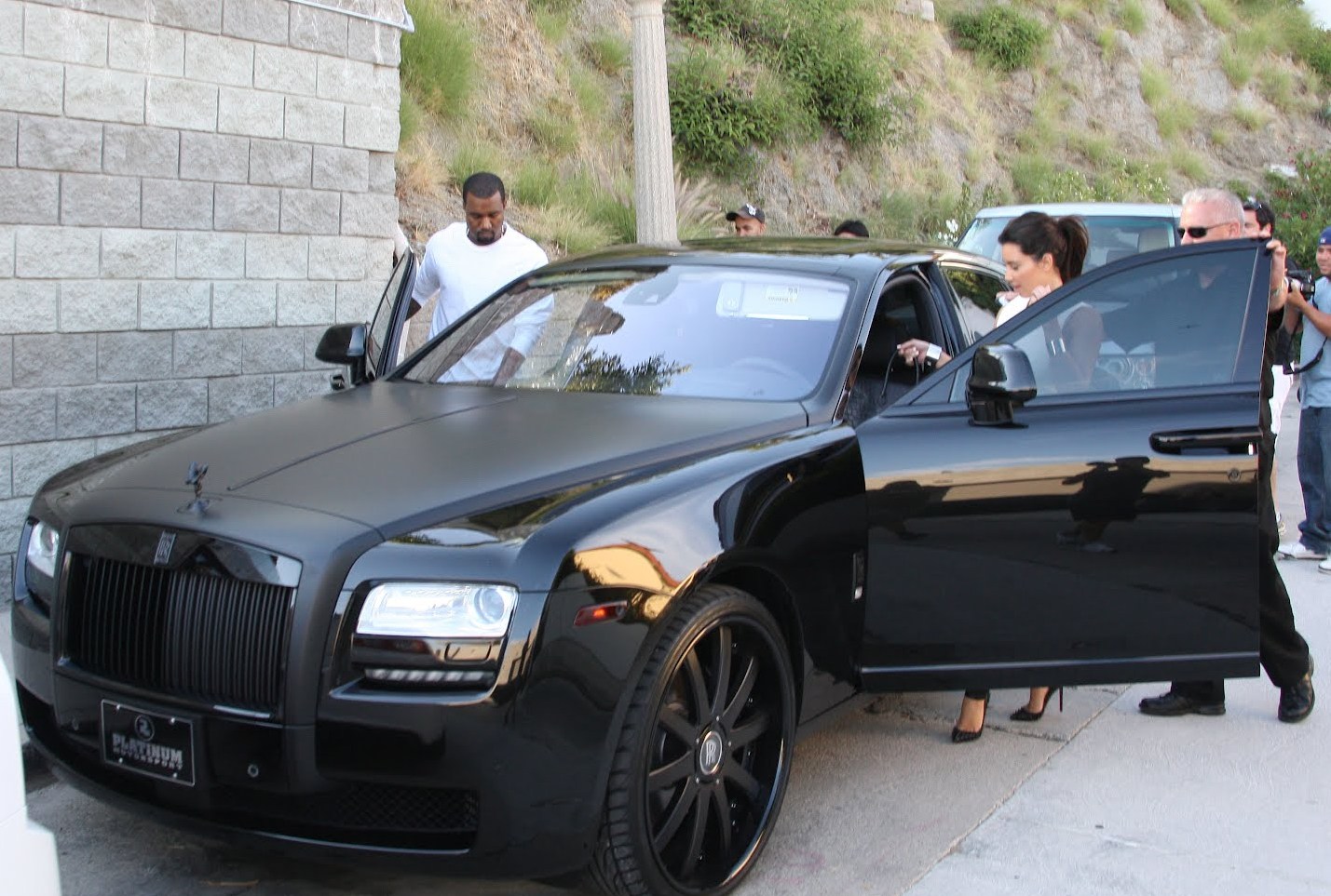 Kim Kardashian Rolls Royce Ghost