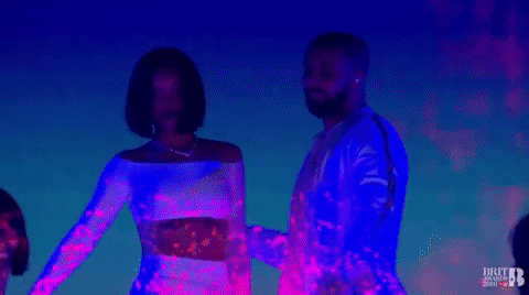 brit awards 2016 rihanna Drake
