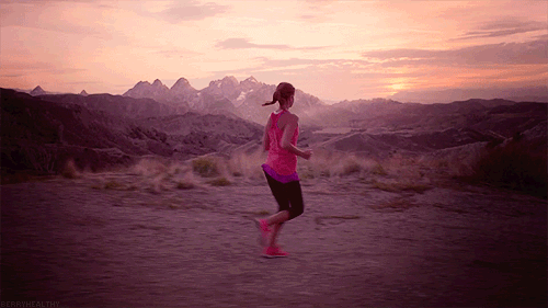 girl running