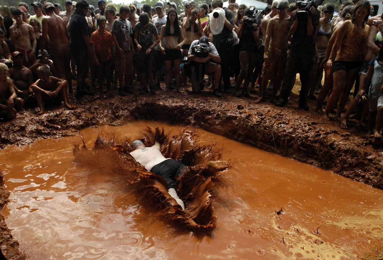 Прыжки в грязь