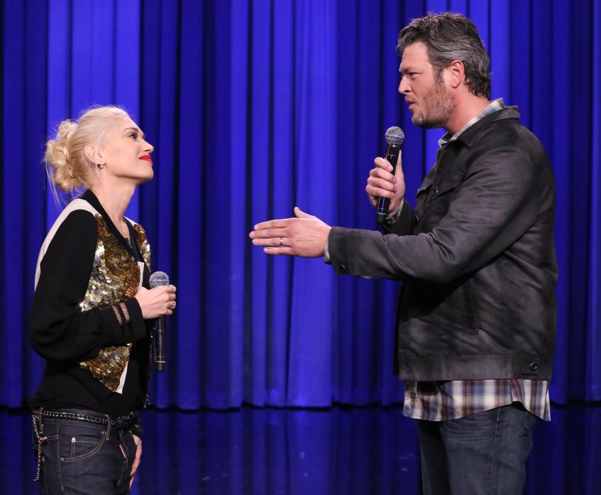 Блейк Шелтон и Гвен Стефани