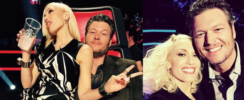Блейк Шелтон и Гвен Стефани
