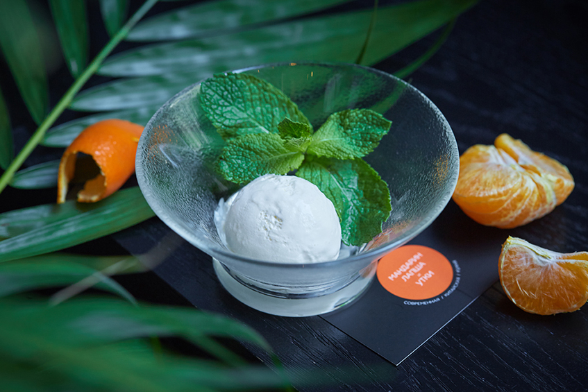 Сырное мороженое