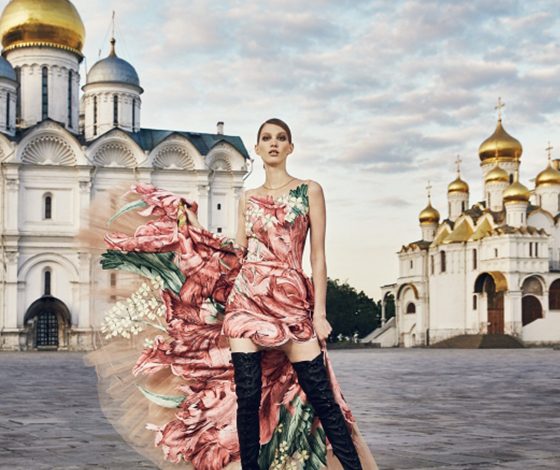 Первая модная фотосессия в Московском Кремле