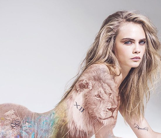 Кара Делевинь сфотографировалась обнаженной