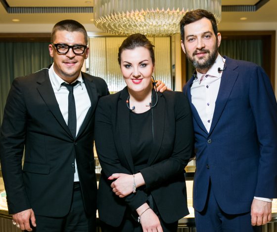 Презентация часов Tiffany под концерт группы Therr Maitz