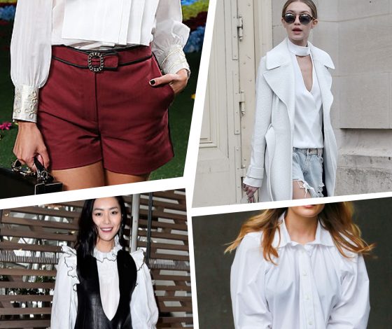 На примере звезд: как носить белые рубашки