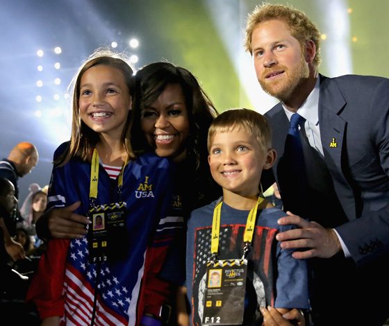 Мишель Обама и принц Гарри открыли Игры для ветеранов