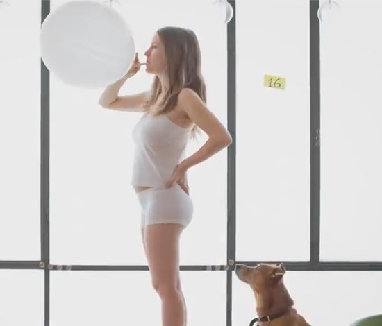 Очень милое видео: 9 месяцев беременности за 50 секунд