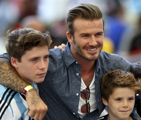 Сын шокировал Дэвида Бекхэма в его день рождения