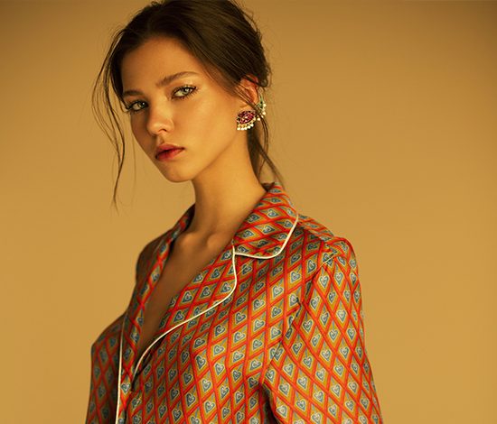 Алеся Кафельникова в съемке Alexander Arutyunov