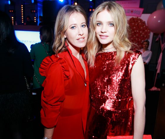 Ксения Собчак и Наталья Водянова на Fabulous Fund Fair
