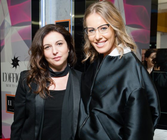 Ксения Собчак на бьюти-девичнике L’Officiel x TSUM