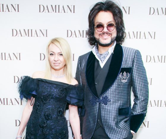 Яна Рудковская и Филипп Киркоров на гала-ужине Damiani