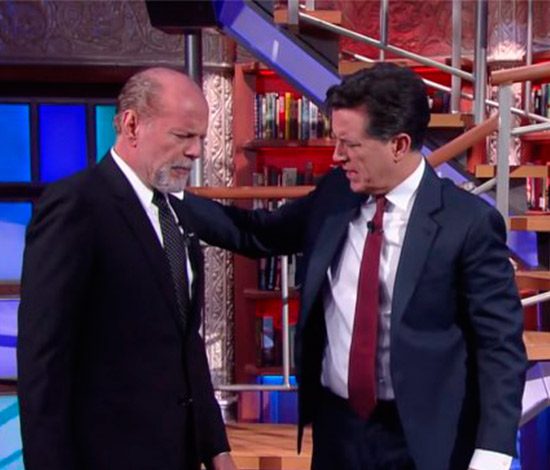 Брюс Уиллис подрался в прямом эфире