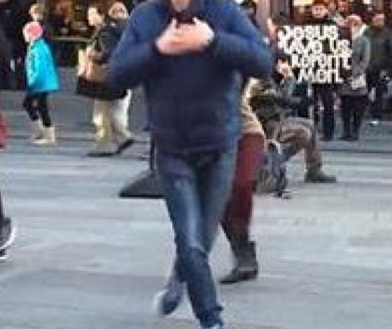 Флешмоб соединил два сердца в Нью-Йорке