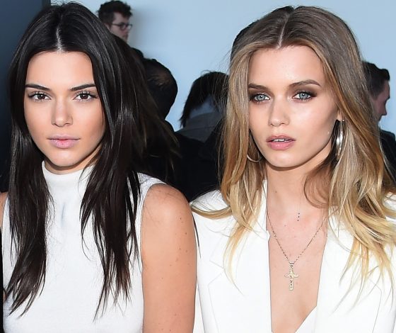 Кендалл Дженнер и другие гости на показе Calvin Klein