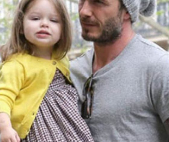 Как Дэвид Бекхэм проводит время с дочкой