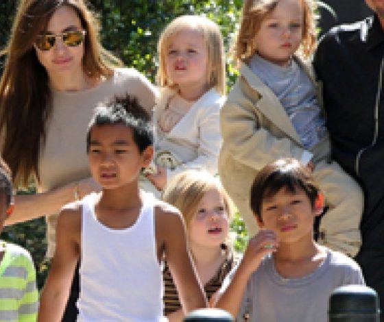 Новые фото детей Анджелины Джоли и Брэда Питта
